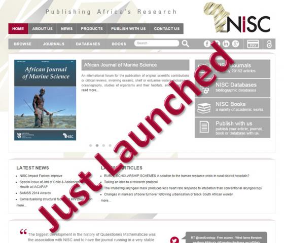 New NISC site launched