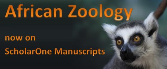 African Zoology now on ScholarOne Manuscripts