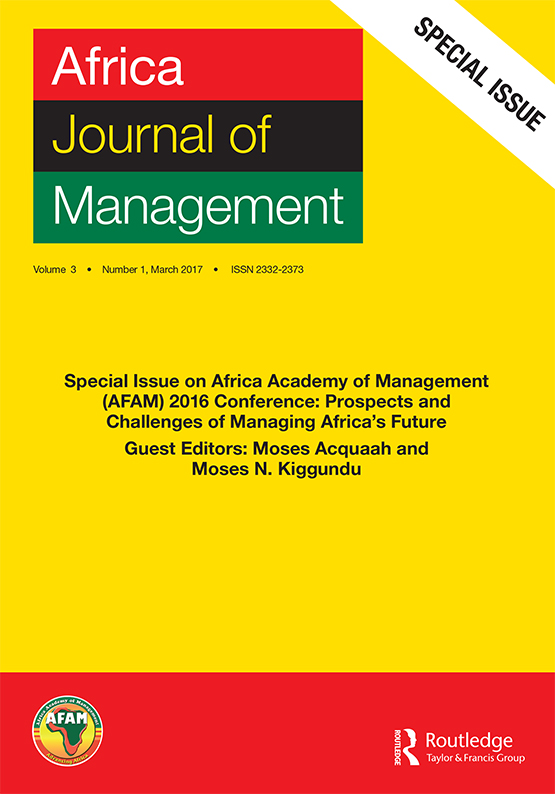 Special Issue: Entrepreneurship in Africa