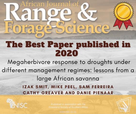 Best Paper in 2020 Awarded 