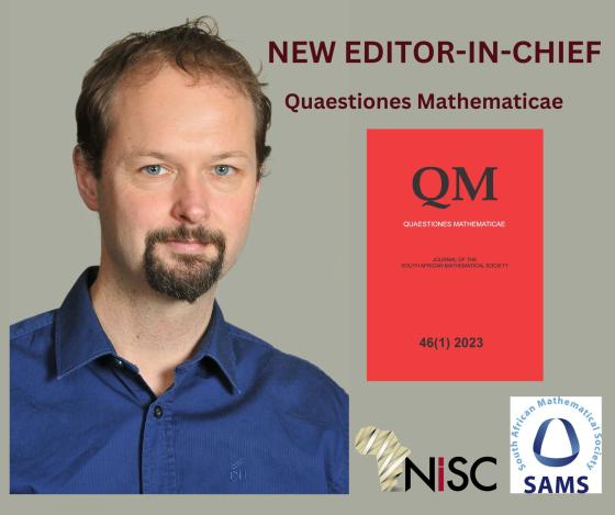 New Editor-in-Chief for Quaestiones Mathematicae 