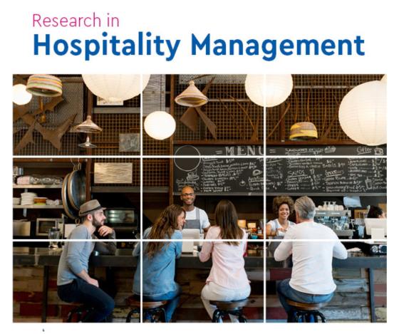 DOAJ Listing for Research in Hospitality Management